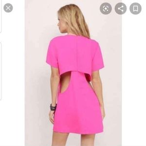 Tobi Hot Pink Cutout Mini